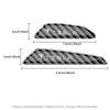 Car Sticker 2025 New Tesla 4PCS Carbon Fiber car Door Anti-collision Stickers Protective decal For Tesla Model 3 Model S X Model