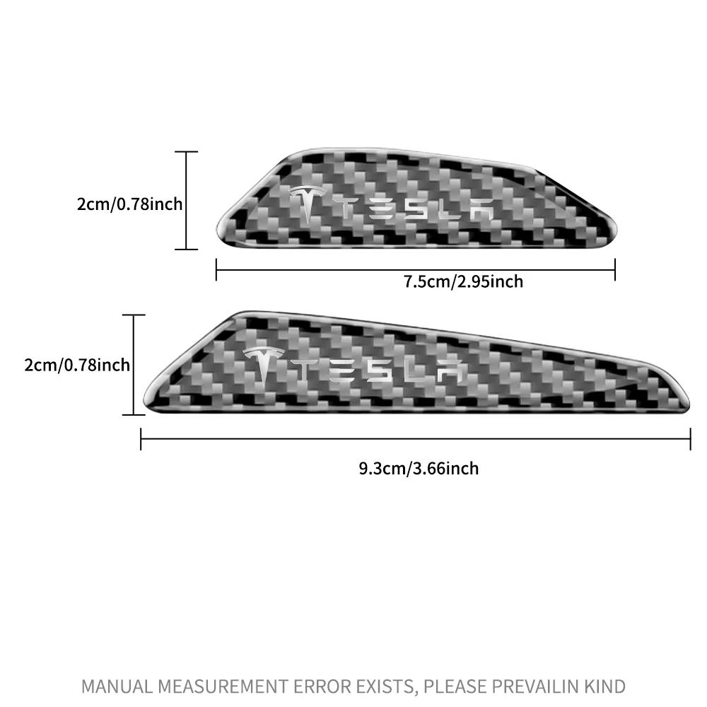 Car Sticker 2025 New Tesla 4PCS Carbon Fiber car Door Anti-collision Stickers Protective decal For Tesla Model 3 Model S X Model