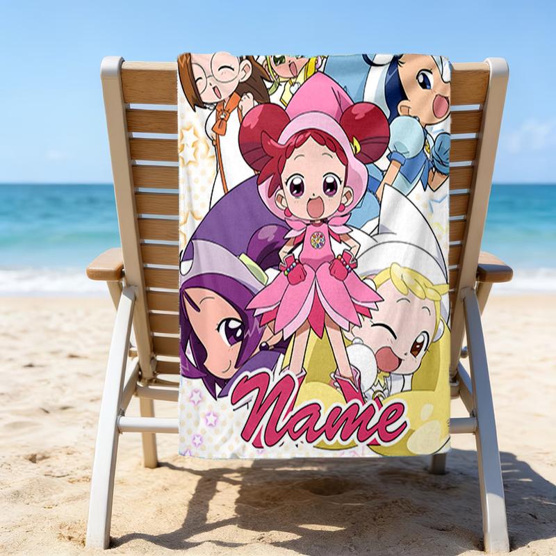 1pc DoReMi1 Beach Towel with Custom Name, Beach/Swimming/Bath/Picnic/Camping Towel, Suitable for Seaside Beaches
