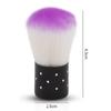 Purple Nail Soft Dust Cleaning Brush Gel Powder Dust Remover Brush Nail Care Tool Exquisite Workmanship Stylish Nail Art Brushes Nail Art and Polish