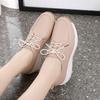 Women's Footwear Leather Driving Comfort Women’s Wedge Sneakers Casual Nurse Loafers for Girls Walking Minimalist Summer Maternity Shoes for Women