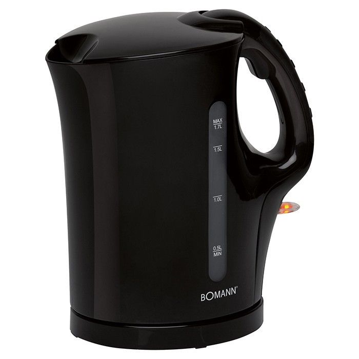 Bouilloire électrique - BOMANN - WK 5011CB - 2200 Watt - 1,7 Litres - Noir