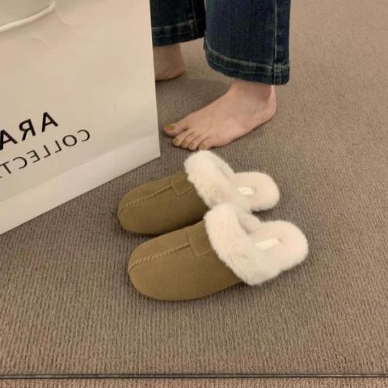 

Корейские женские тапочки премиум-класса - Теплые и согревающие, из хлопка для столешницы, зимние домашние тапочки, с толстой подошвой, повседневная домашняя обувь 40