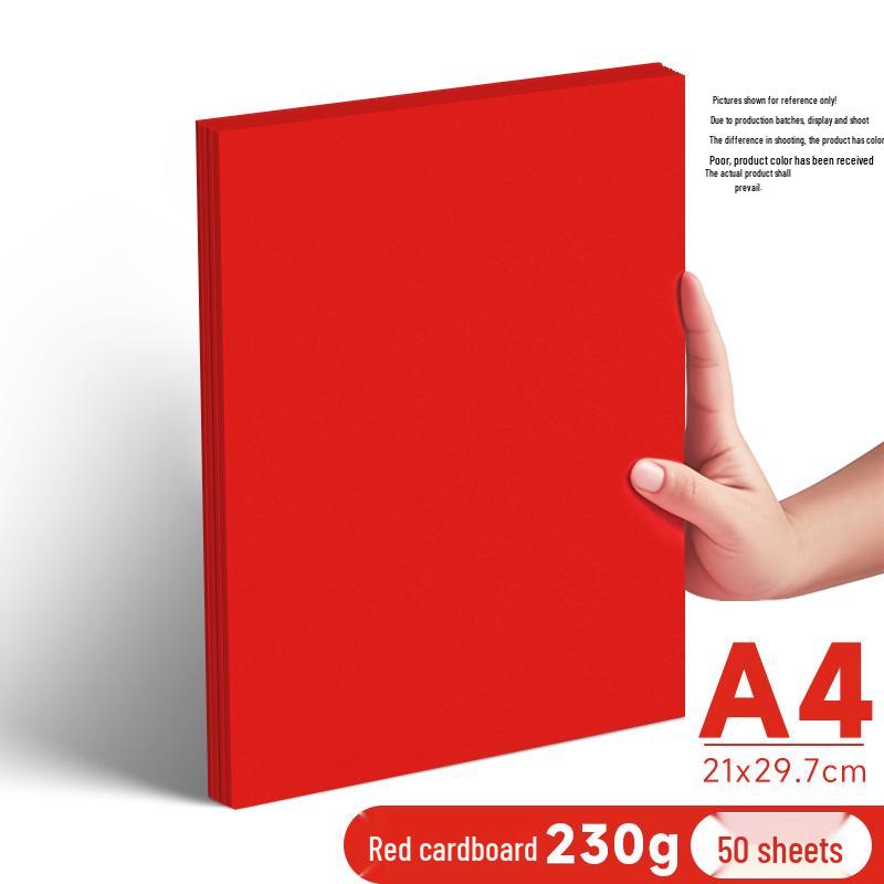 Leuchtend rotes A4/A5 70g Druckpapier für Büro und Basteln