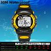 Synoke Kids Digital Sport's Watches Fashion PU Strap Led Waterproof Boy Girl Military Wristwatch Student Alarm Clock
