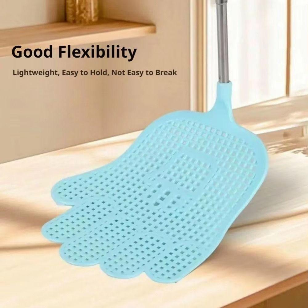5Pcs Flexible Palm Shaped Fly Swatter Durable Extendable Bug Swatter Manual Fly Swatter  Outdoor Use
