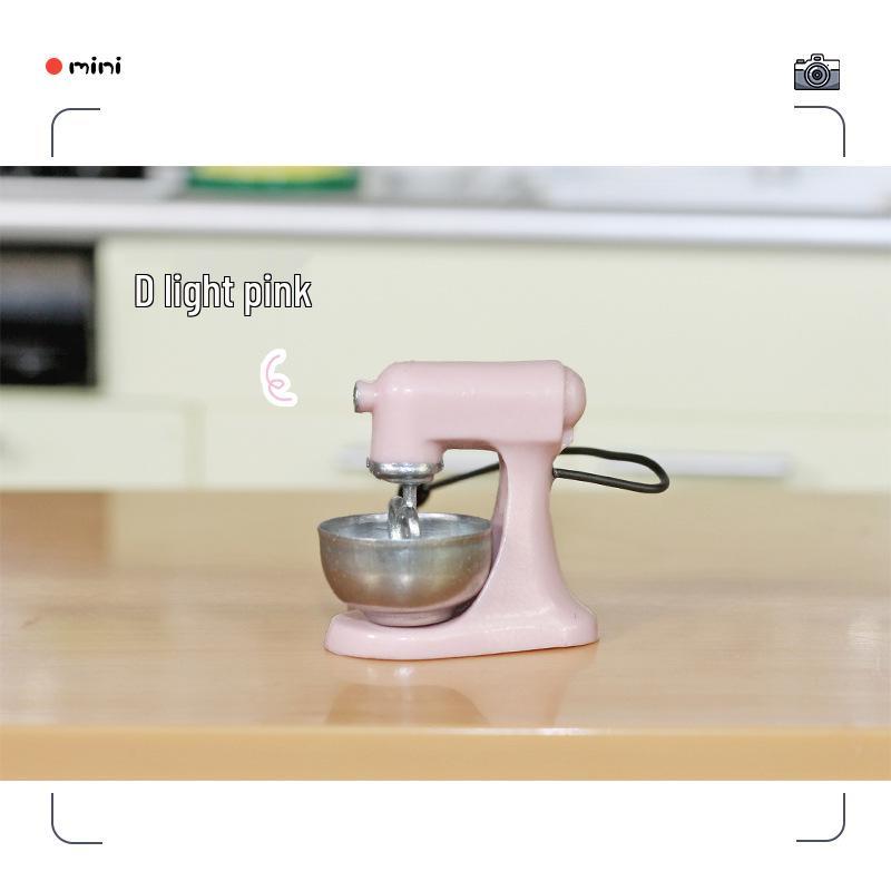 1:12 Miniature Kitchen Scene Toy with Blender - Dollhouse Accessory