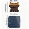 Ergonomic Shape Contour Massage Brush Soft Bristles Face Care Brush  Jawline Care