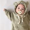Baby Clothes Korea Bear Romper Bear Ear Romper Romper [88flix] (73cm)