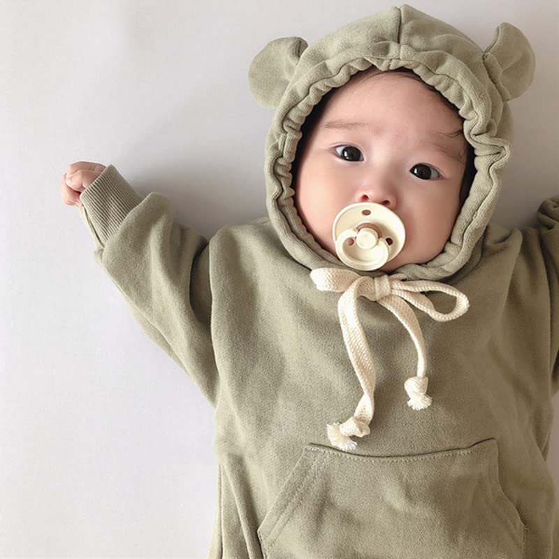 Haine de bebeluș Coreea Salopetă Urs Salopetă Urechi de Urs Salopetă [88flix] (73 cm)