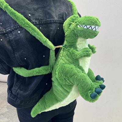 תרמיל קטיפה חדש ואותנטי דרקון מחבק, בובת תליון דינוזאור, מתנה, קטיפה קצרה רכה במיוחד, ידידותית לעור ילדה, מתנה