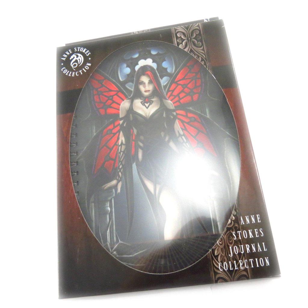 Les Trésors De Lily [J5596] - 'Fairy Dreams' Black Red Spiral Notebook