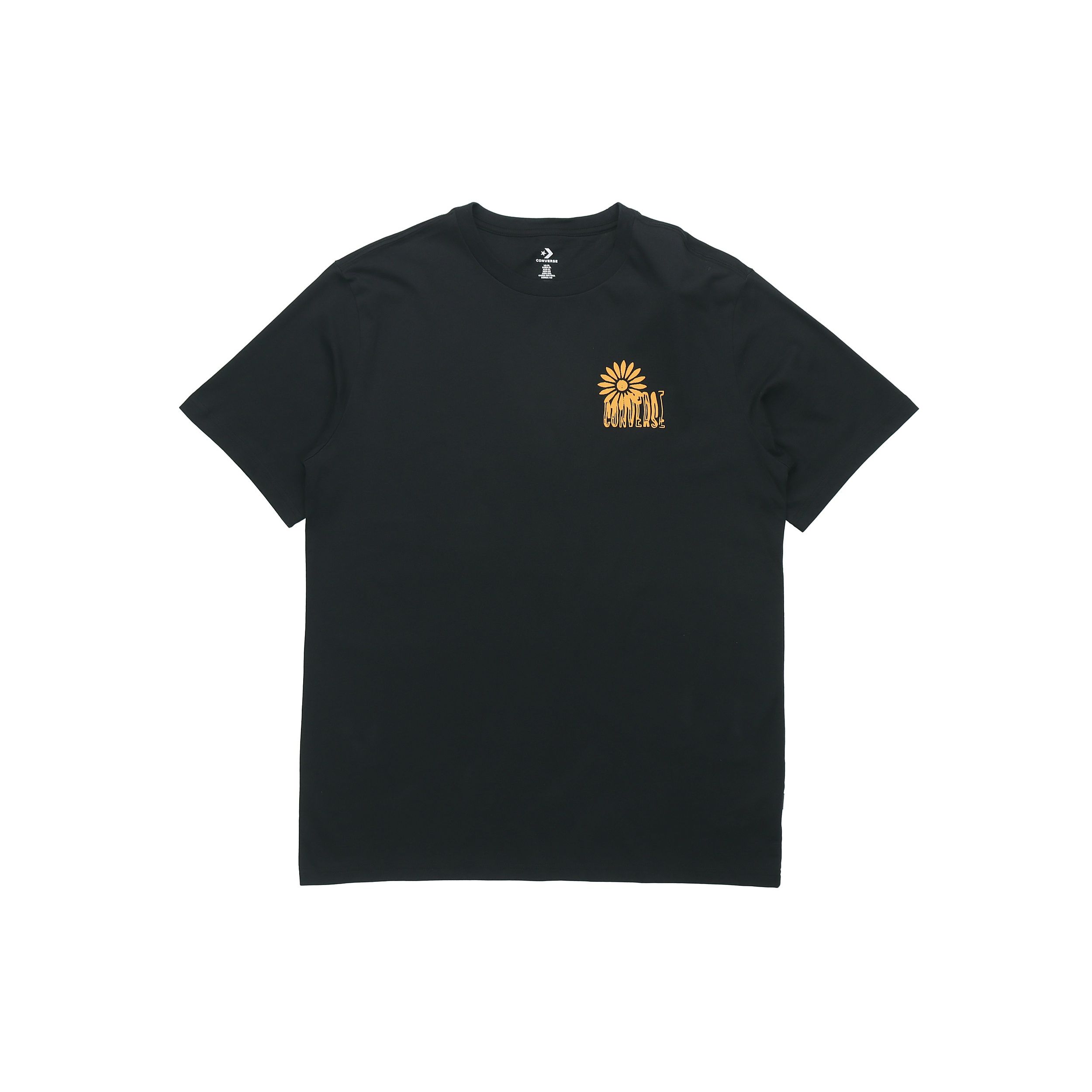 

Винтажная футболка Converse Style с коротким рукавом и принтом, мужские топы, черная 10019896-001