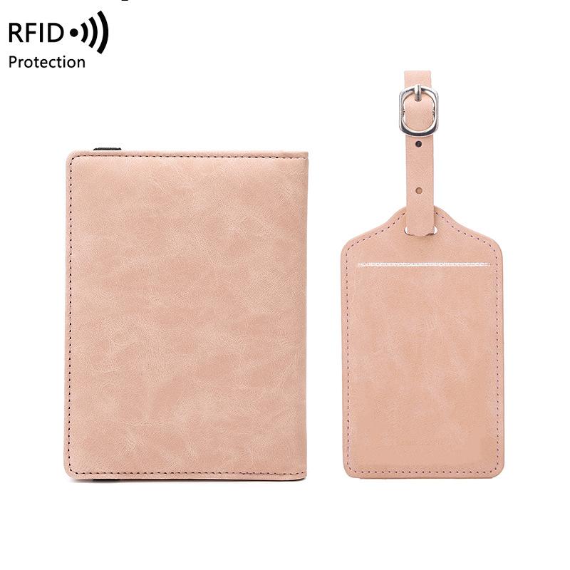 

Passport holder, luggage tag, document, passport cover, label tag, multi-functional travel passport bag set.