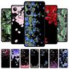Für Realme GT7 GT 7T Hülle Niedliche Florale Retro Schwarze Silikon Weiche Hülle Rückseite für Realme GT 7 TPU Funda Für Realme GT 7T Coque