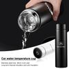 XDFMN1 Hot 2026 For Benz AMG Badge Car Smart Thermos Bottle With Temperature Display Coffee Cup For Mercedes Benz New A/B/C/E/S Class W