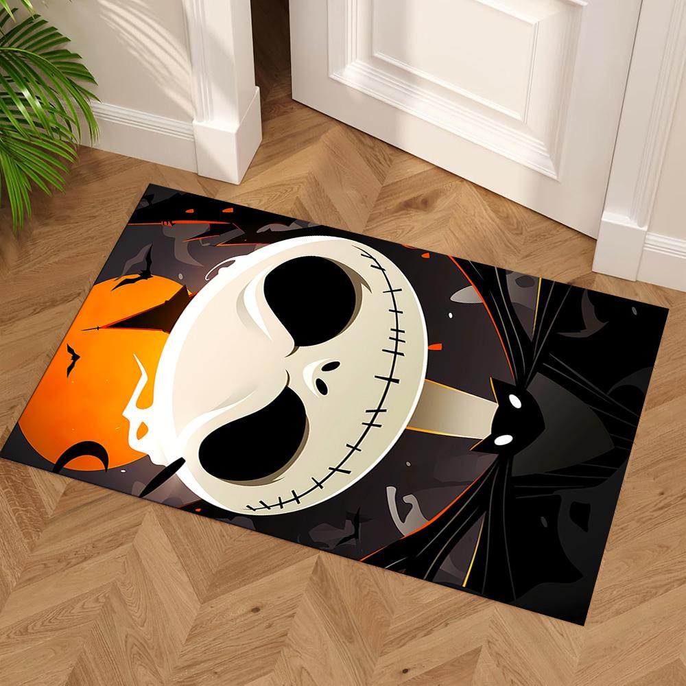 Jack Skellington Area Rug Perfect for Foyer Game Room Outdoor Study room Anti-slip Rug Anime Office Decor Perfect Gift for Friends & Family