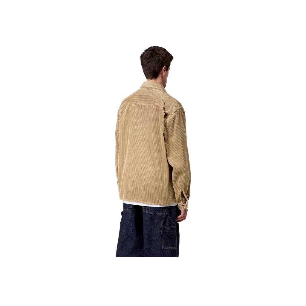 Carhartt WIP FW25 Reynold Shirt Jac Comfortable Two-Way Zipper Long Sleeve Jacket Men jackets I036049-8Y-02