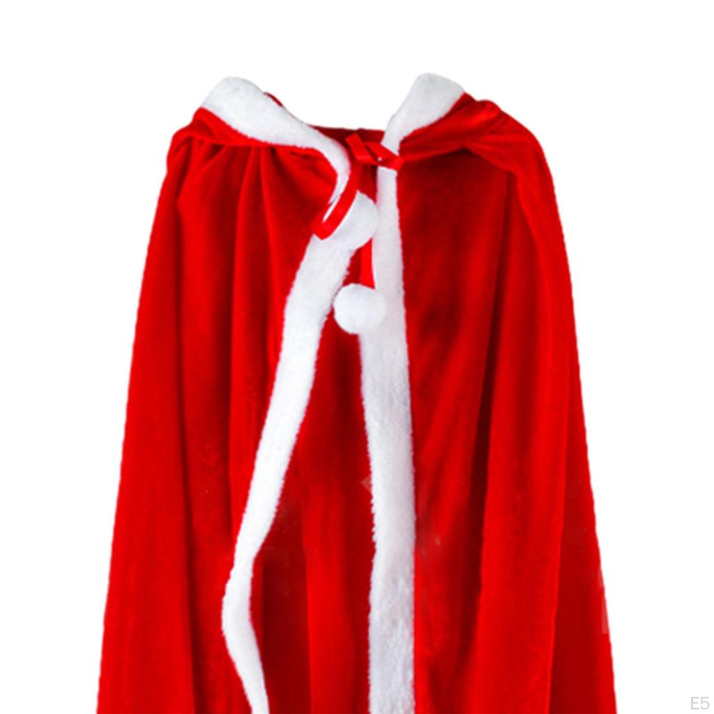 Christmas Hooded Cape Cloak Robe Accessories, Cosplay Lightweight, Multipurpose Outfit