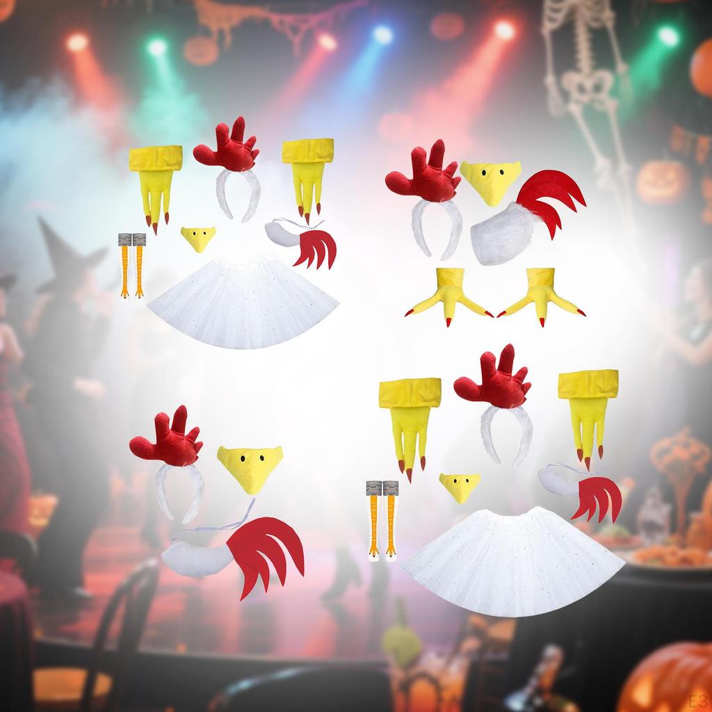 Chicken Cosplay Costume Kit for Theater, Action Events And Presentations.