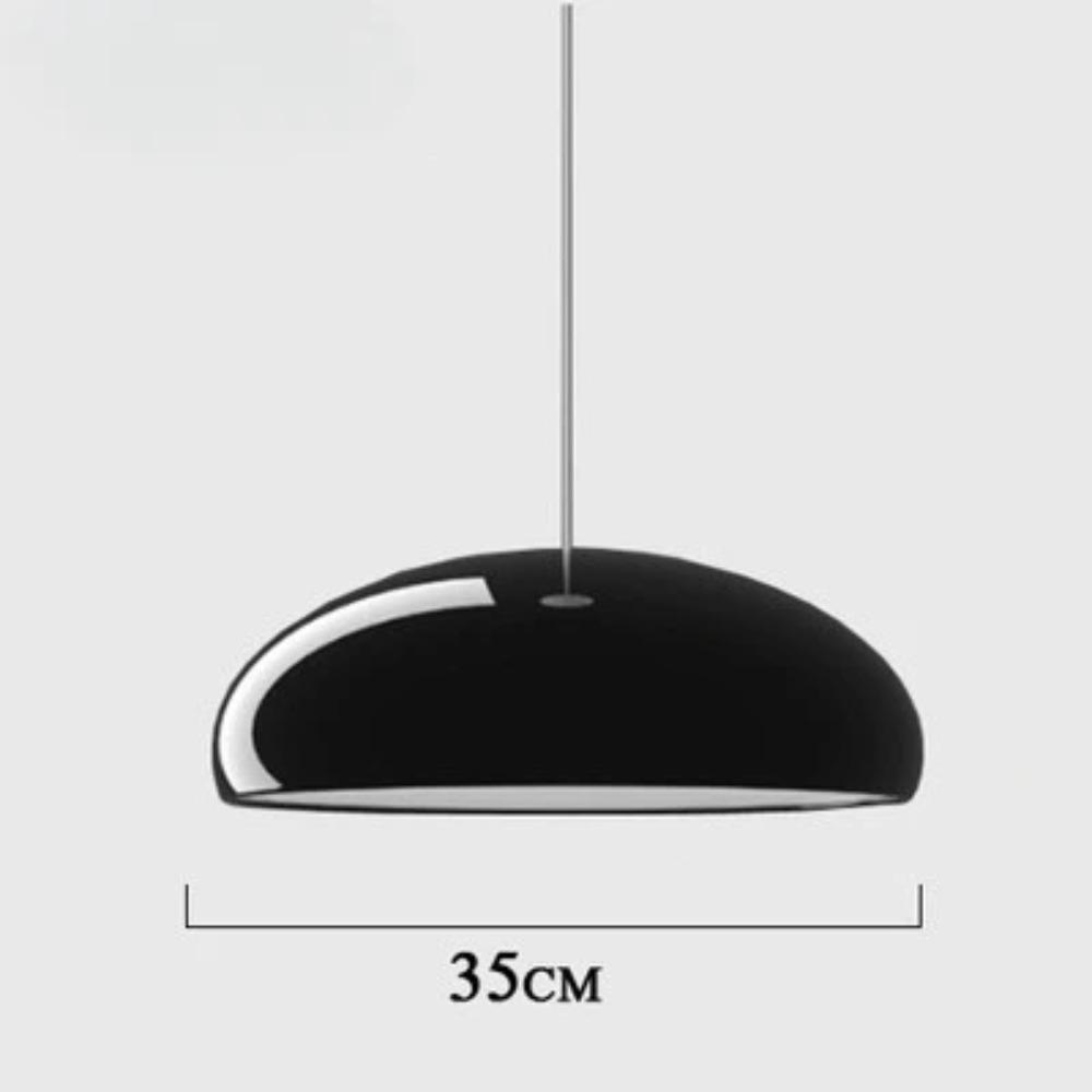 

JOYINLED Modern Simple Dining Room Chandelier Orange Pot Lid Living Room Bedroom Hanging Light Tea Room Decorative Light Fixture No bulb