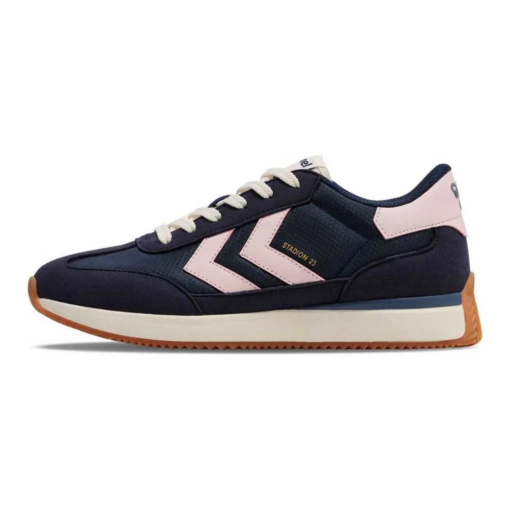 Joom Hummel Damen Schwarz Stadion 23 Sneakers Synthetic Upper Black Iris Cm