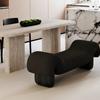 Wooden Shoe Changing Stool Retro Stools Relaxing Decorative Bedroom Low Stool Aesthetic Luxury Living Room Mid Century Stools