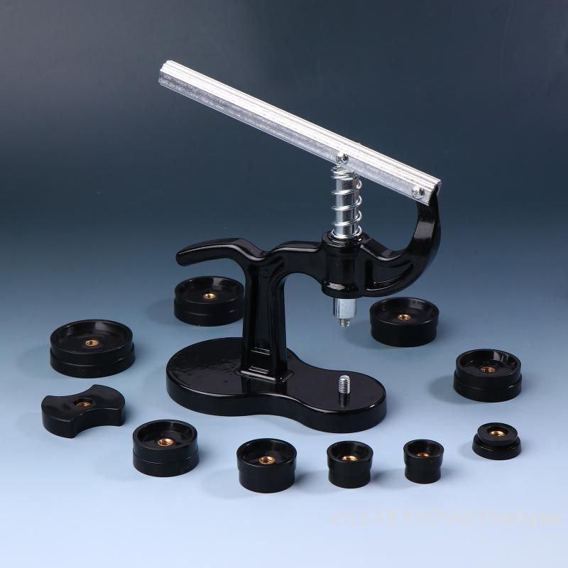 Watch Battery Replacement Tool Kit - Desktop Watch Case Press for Mechanical & Quartz Watches Back Cover Installation