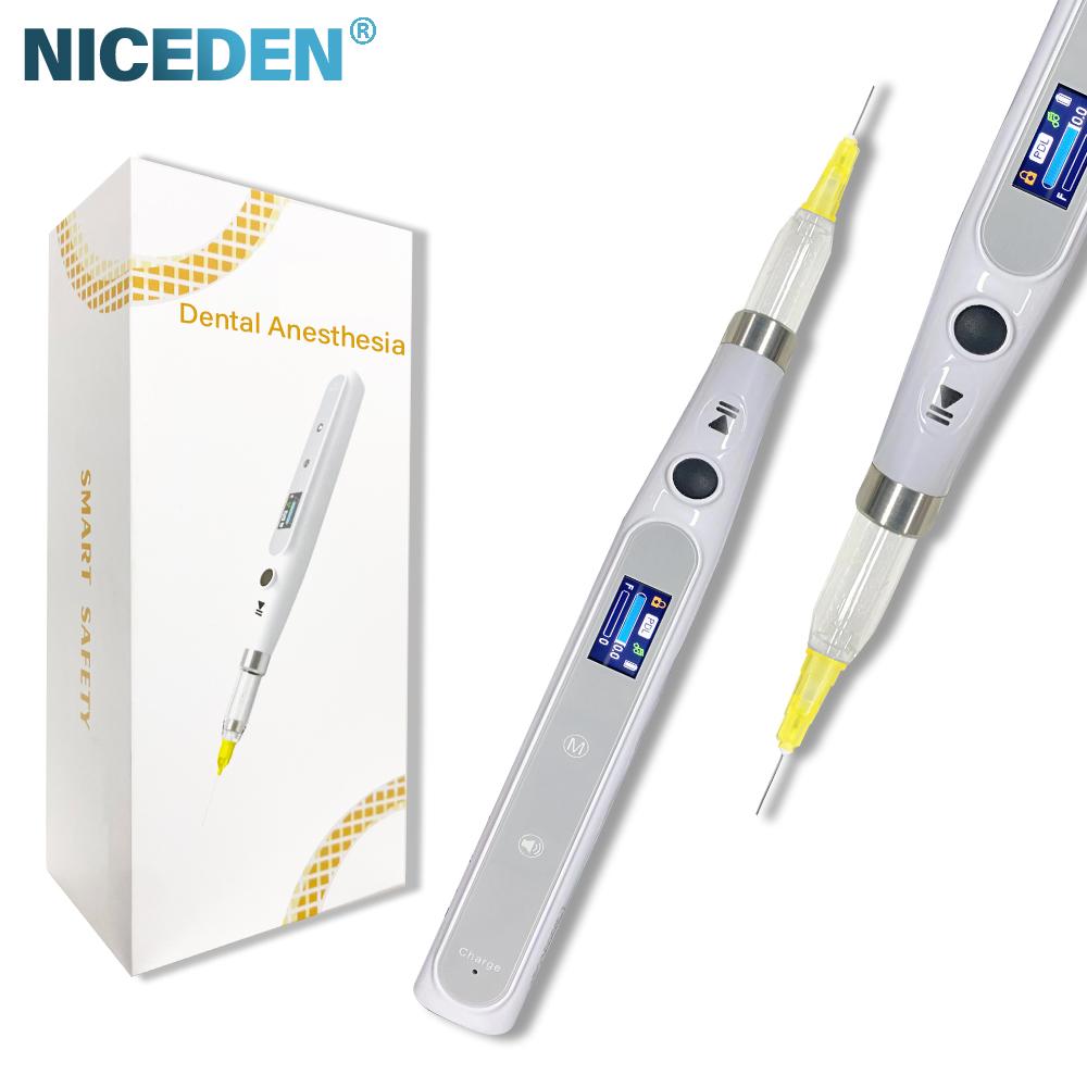 Niceden Portable LCD Display Dental Electric Painless Anesthesia Injector Pen Digital Anesthesia Syringe with Music