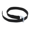 1m Black Tie Down Strap Strong Ratchet Belt Luggage Bag Cargo Lashing With Metal Buckle Outdoor Tools