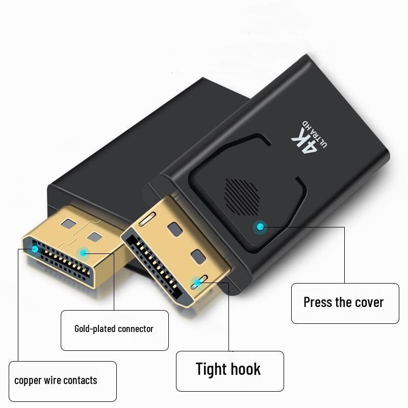 DisplayPort to HDMI 4K 60Hz Adapter - High Definition Video Converter