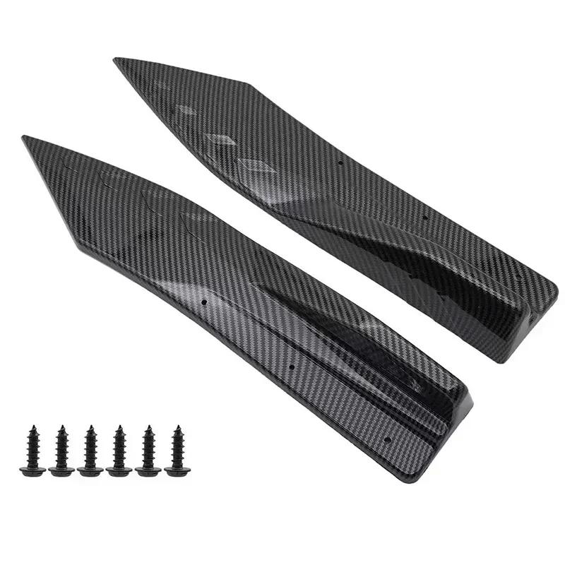 2Pcs Rear Bumper Lip Wrap Angle Diffuser Splitter Canard Spoiler for Focus MK2 Mk2.5 MK3 Mk3.5 MK4 Mk 2 3 4 ST RS SE