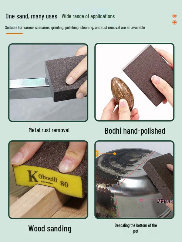 Rubber Sanding Block Assortment Kit