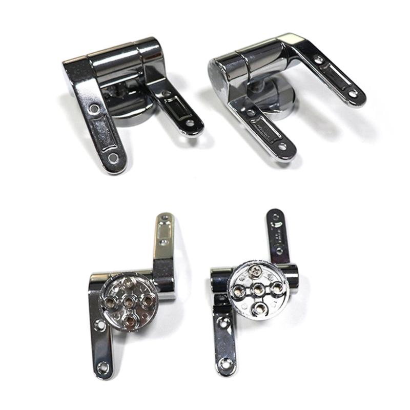 Upgraded Toilet Hinges Toilet Lid Hinges with Slow Drop Mechanism for Bathroom