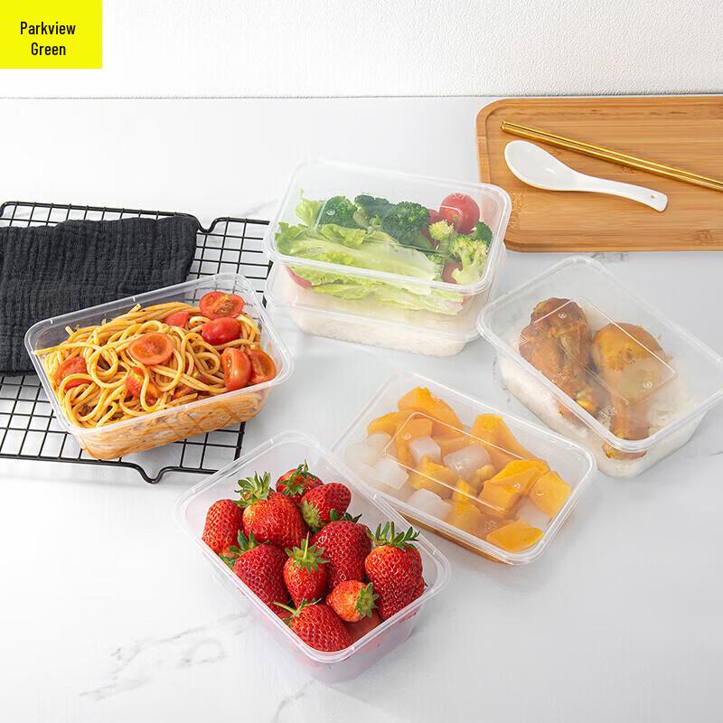 Fangcaodi Disposable Meal Prep Containers with Lids