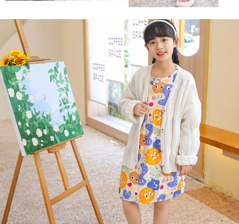 Podzimní princeznovská sukně pro dívky: Korejský styl pro batolata a malé děti