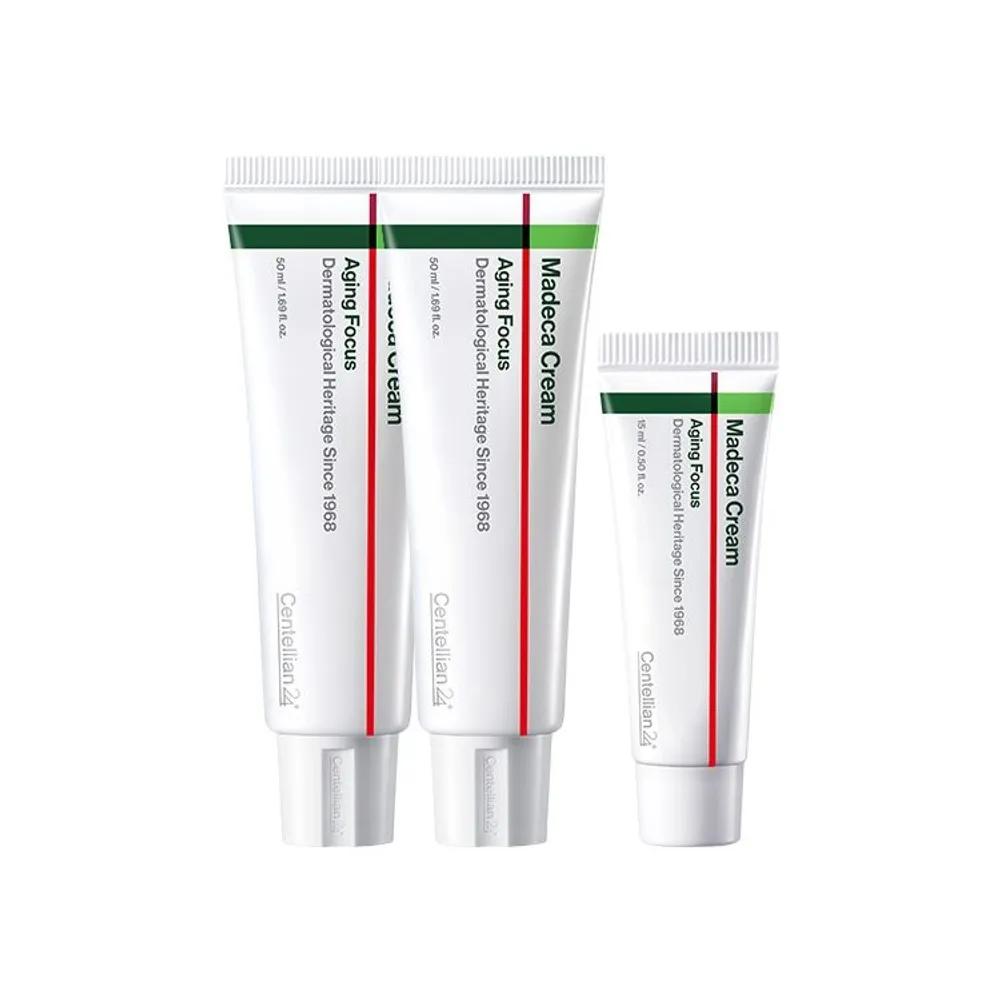 [Review 1,000P] Madeca Cream Aging Focus 2 x 50ml + 1 x 15ml (Targeted Anti-Aging, Lifting)