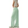 Skechers Loose Soft Comfortable Sports Wide Leg Casual Pants Women bottoms Light-Green L225W130-04BJ