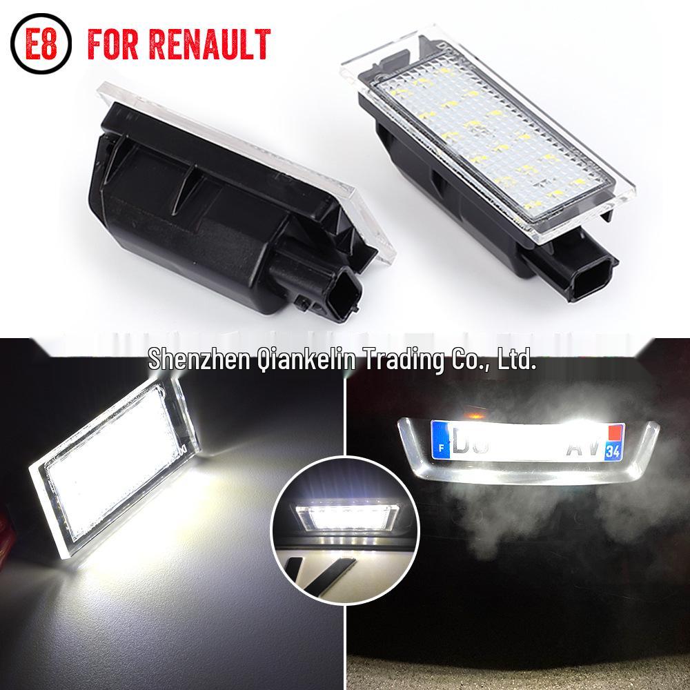 Renault LED License Plate Light for Clio, Laguna, Espace, Megane
