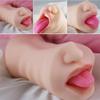 Realistic Vagina Anal Tongue Massager Male Masturbator Adult Sex Toys Love Doll Stimulator Massager Adult Products