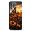 Case For Samsung A15 A13 A35 A55 A51 A71 A41 A31 A03S A05 A17 A23 A25 A33 A53 A73 5G A07 4G Cover Beautiful Yellow Sunflower