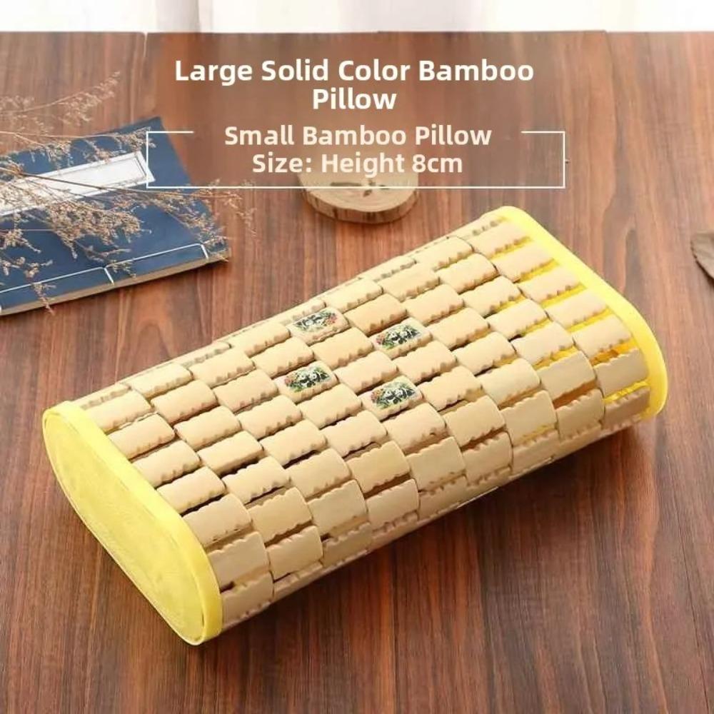 Cooling Breathable Pillow Bamboo Handwoven Bamboo Pillow New Wood Cool Pillow  Home