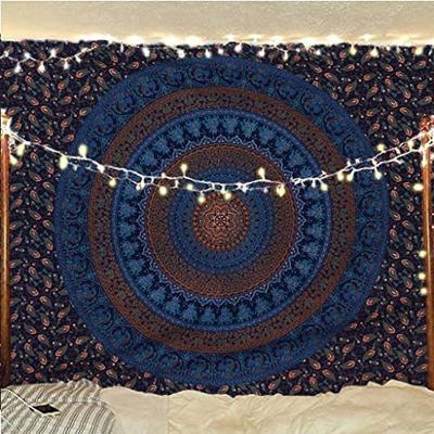 Indian Hippie Bohemian Psychedelic Mandala Wall Hanging Bedding Tapestry