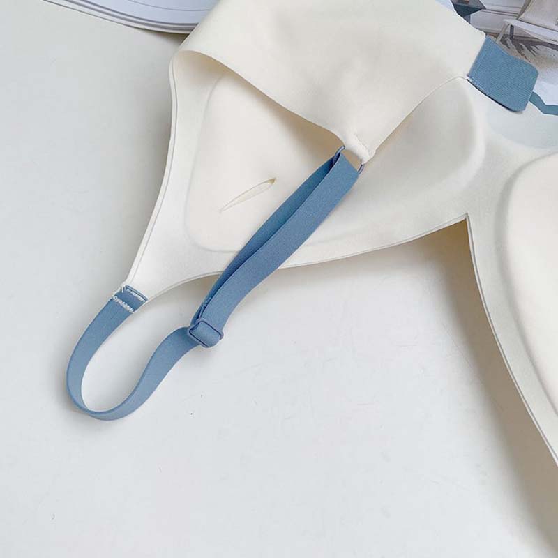 Love Girls Underwear Color Collision Sexiness Thin Seamless Underwear Seamless Bras for Woman Beautiful Backless Underwire Gathering Sports Bra