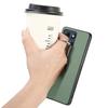 CASENEO C1-19 for Motorola Moto G86 Power 5G Case Folding Kickstand Leather Back Cover Carbon Fiber Texture
