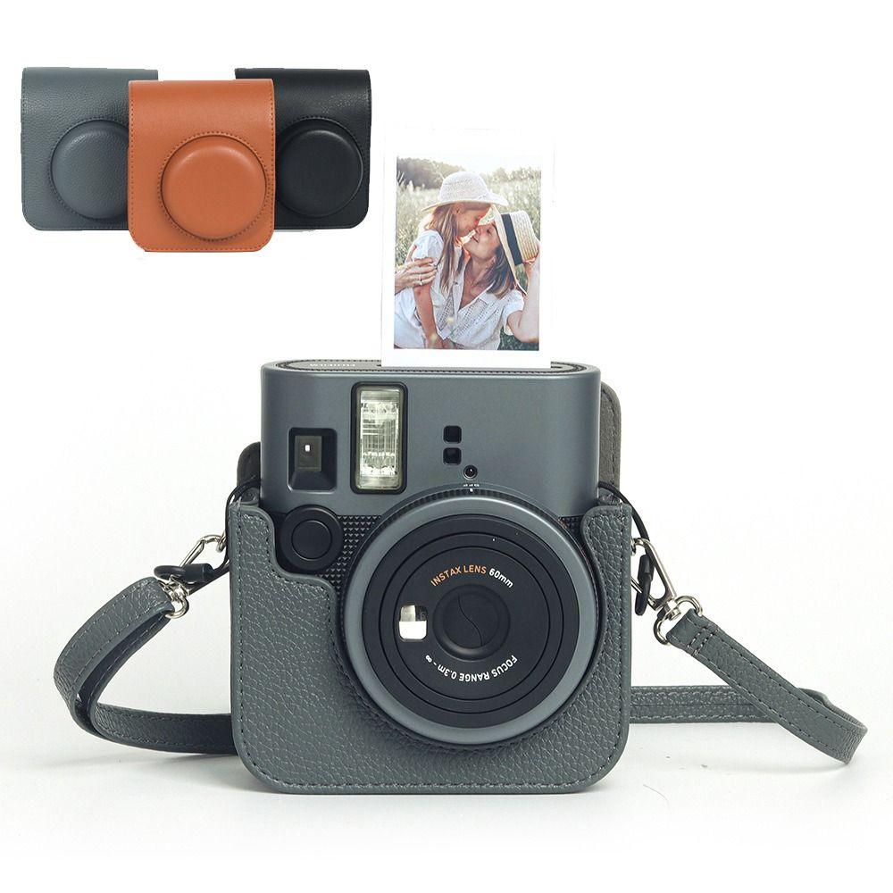 Anti Scratch Protective Cover PU Leather Storage Bag for Fujifilm Instax Mini 41 Travel