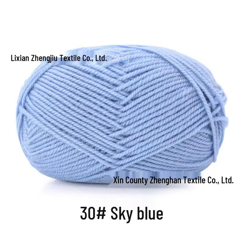 Snowy Velvet 3-Ply Medium Thick Yarn Kit: Knitting Needles, Scarf, Sweater, Baby Yarn, Crochet, DIY Material.