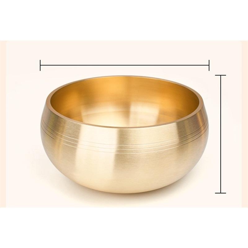 Misa Sanskrycka Nepal Tybet Budda Tybetańska Misa Śpiewająca Joga Medytacja Misa do Śpiewania Mosiężny Dzwonek Terapia Muzyką