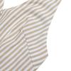 Baifen Zhiyi 2026 Halterneck Striped Jumpsuit - Casual Resort Style with Waist-Cinching Design