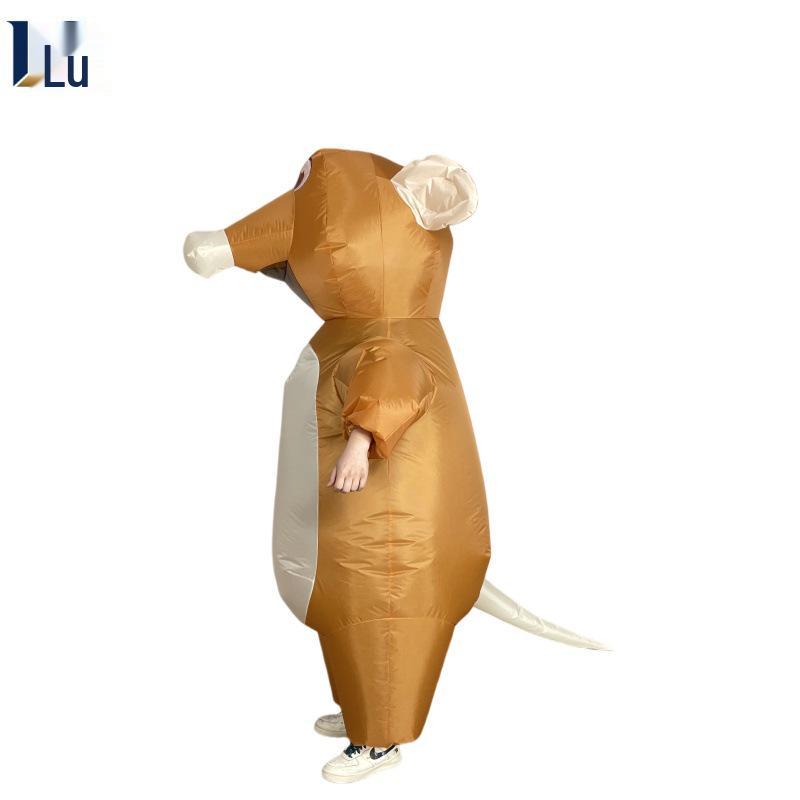 Cartoon Character Parent-Child Inflatable Costume for Holiday Parties